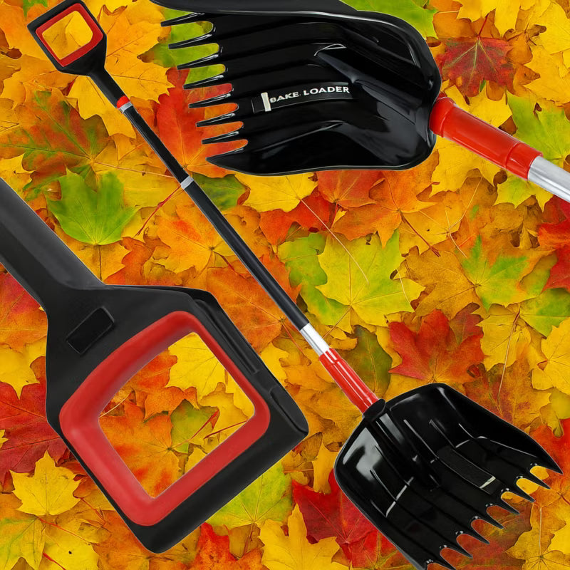 Løvrive og Skovl 2-i-1 38x146 cm Sort