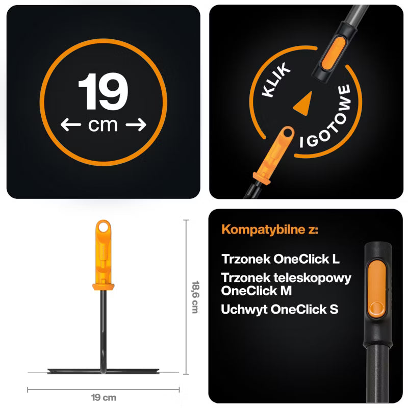 Lugehakke OneClick Ukrudtsjern