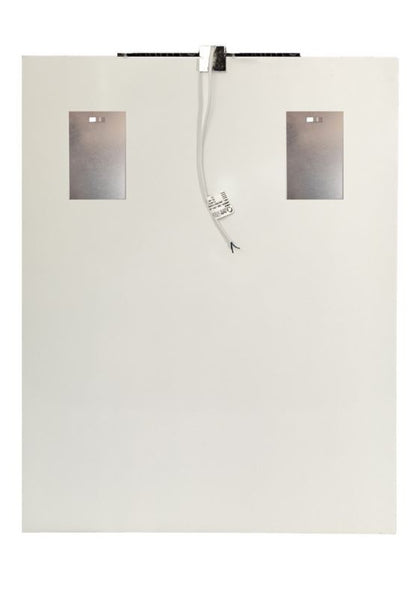 LED Spejl Amber 50x70 cm Sølv