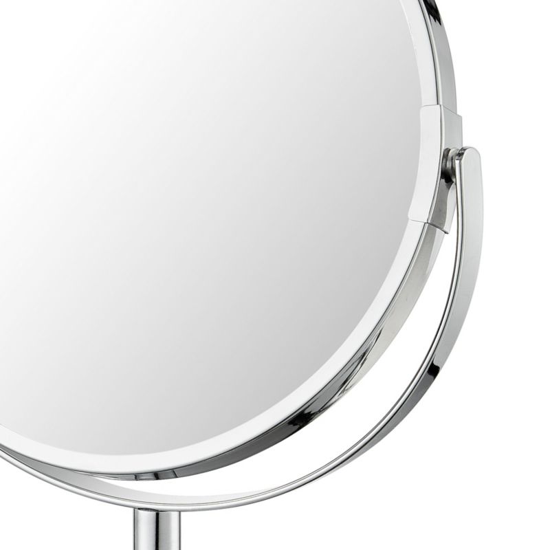 Kosmetikspejl Elland 17 cm Krom 2-sidet