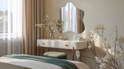 Asymmetrisk spejl Tulup 48,3 x 47,9 cm moderne 1 stk.