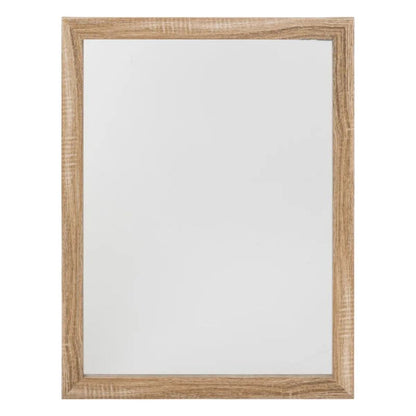 Badeværelsesspejl Basic 34x44 cm Brun Ramme