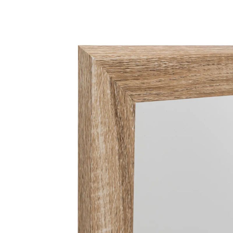 Badeværelsesspejl Basic 34x44 cm Brun Ramme
