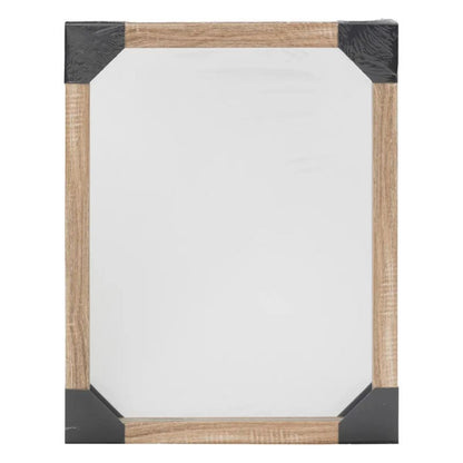 Badeværelsesspejl Basic 34x44 cm Brun Ramme
