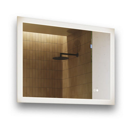 LED Badeværelsesspejl Rektangulært 80x60 cm Antidug Berøringsfølsomt