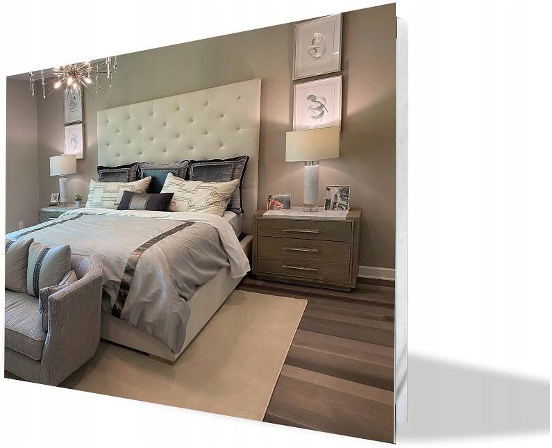 Badeværelsesspejl Rektangulært 120x70 cm 4 mm Glas