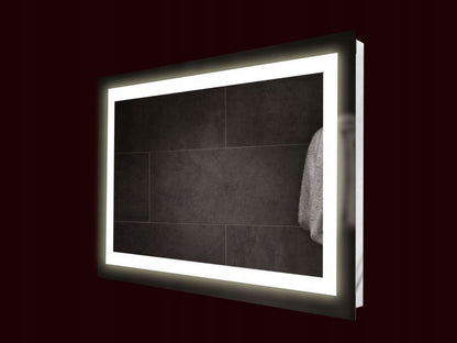 LED Badeværelsesspejl Rektangulært 80x60 cm med Touch-Kontakt