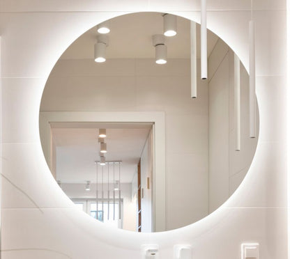 Rundt LED Badeværelsesspejl Vetro 80 cm Neutral 4200K IP44 | 5903886113534