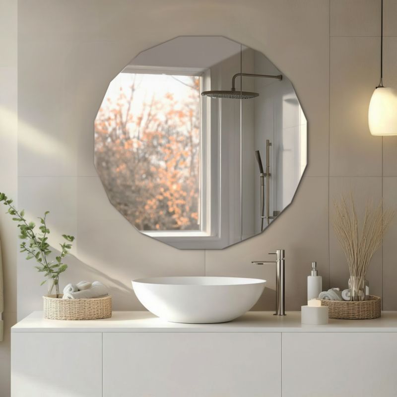Designerspejl Tulup Flerkantet 80 x 80 cm 1 stk.