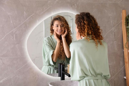 LED Makeup Spejl 87x86 cm Neutralt Lys Vægmonteret
