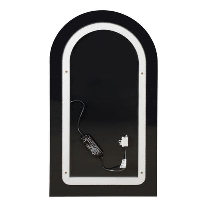 LED Spejl Dorji Bueformet 50 x 90 cm Hvid
