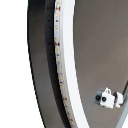 LED-spejl Dorji Drop 60 x 90 cm Sølvfarvet