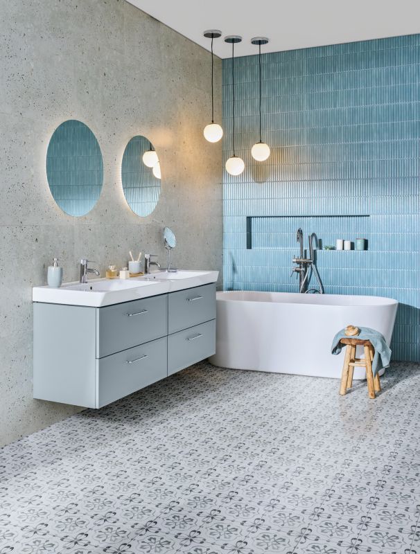 Rundt LED-spejl 70 x 70 cm Neutralt Lys IP44
