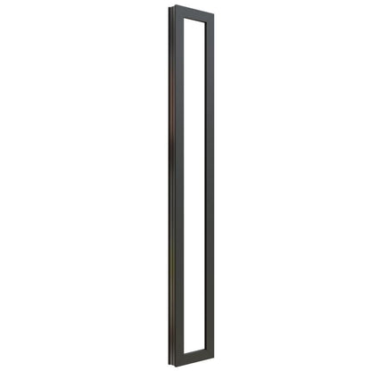 Fortia tilføjelsesvindue 2085 x 30 mm i mat‑sort antracit