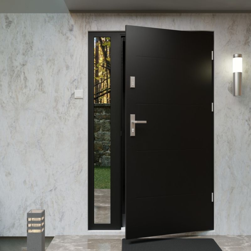 Fortia tilføjelsesvindue 2085 x 30 mm i mat‑sort antracit