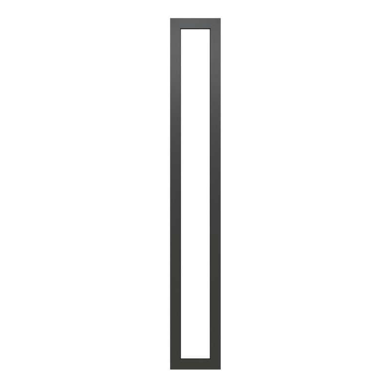 Fortia tilføjelsesvindue 2085 x 30 mm i mat‑sort antracit