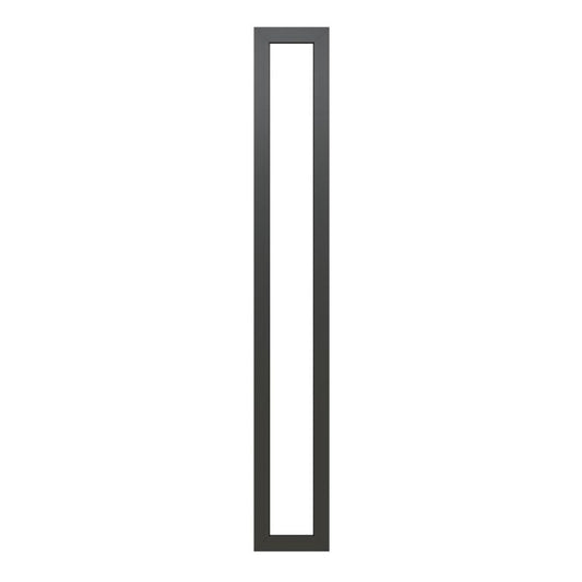 Fortia tilføjelsesvindue 2085 x 30 mm i mat‑sort antracit