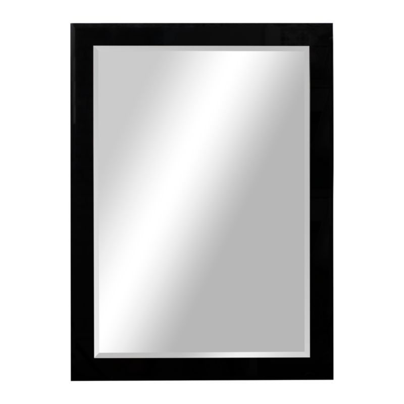 Lustro Elegante Nero 55 x 75 cm Sort