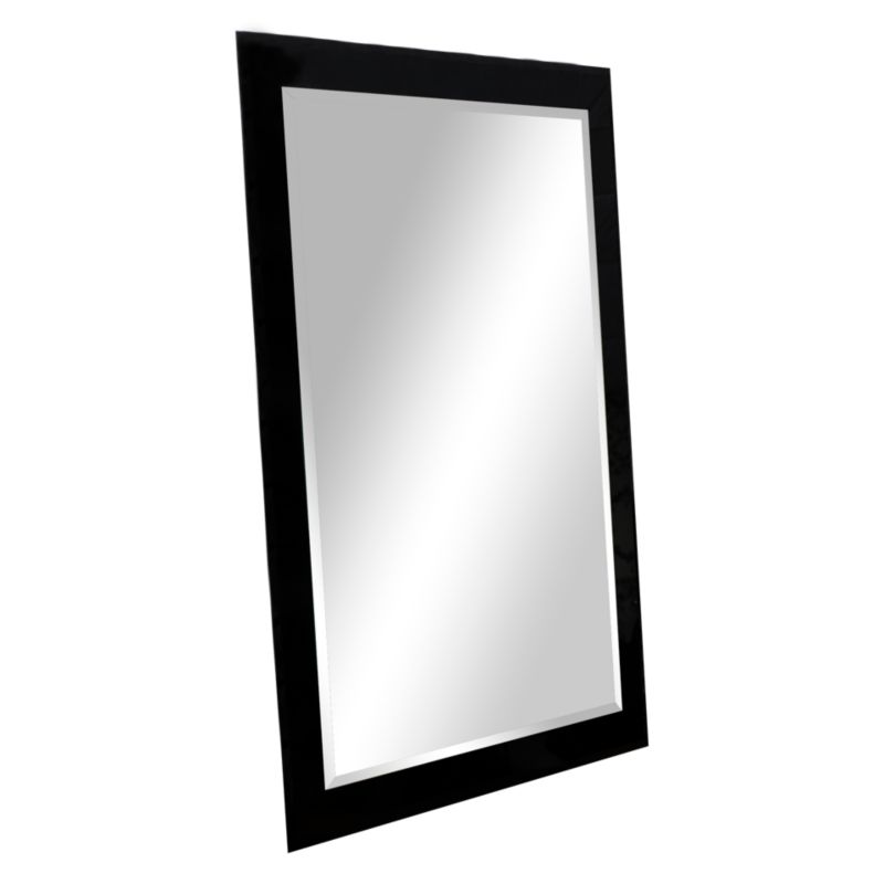 Lustro Elegante Nero 55 x 75 cm Sort