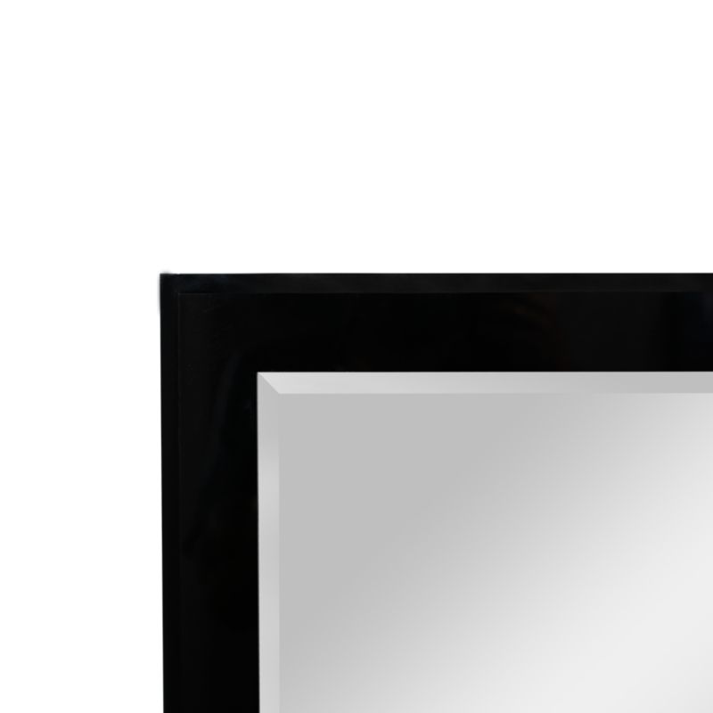 Lustro Elegante Nero 55 x 75 cm Sort