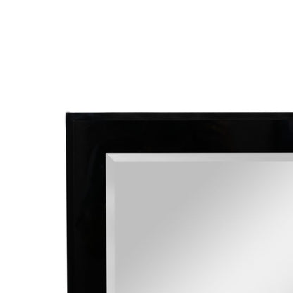 Lustro Elegante Nero 55 x 75 cm Sort