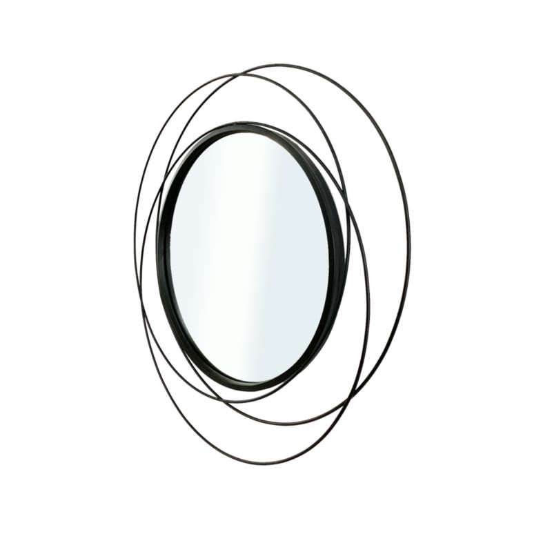 GoodHome Multiframed spejl 60 cm mat-sort