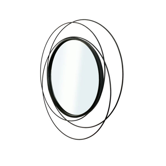 GoodHome Multiframed spejl 60 cm mat-sort