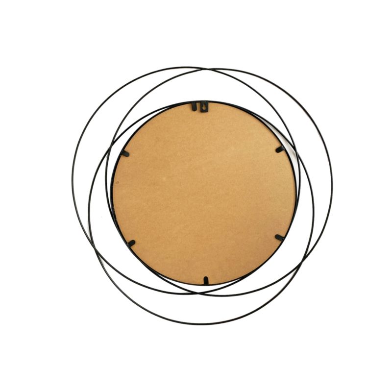 GoodHome Multiframed spejl 60 cm mat-sort