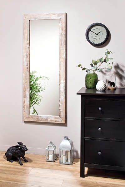 Spejl med ramme 60x148 cm Brun | 5907664196207