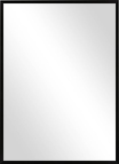 Knor spejl 50 x 70 cm i sort ramme