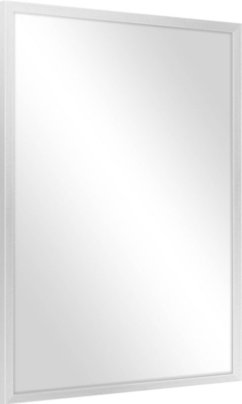 Knor Maria spejl 50 x 70 cm med sølvfarvet aluminiumsramme
