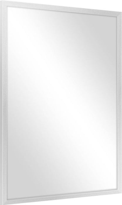 Knor Maria spejl 50 x 70 cm med sølvfarvet aluminiumsramme
