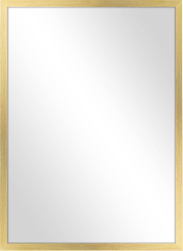 Spejl Knor Maria 50 x 70 cm med ramme i børstet guld
