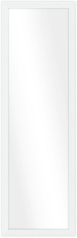 Knor Paulina spejl 46 x 146 cm i hvid ramme