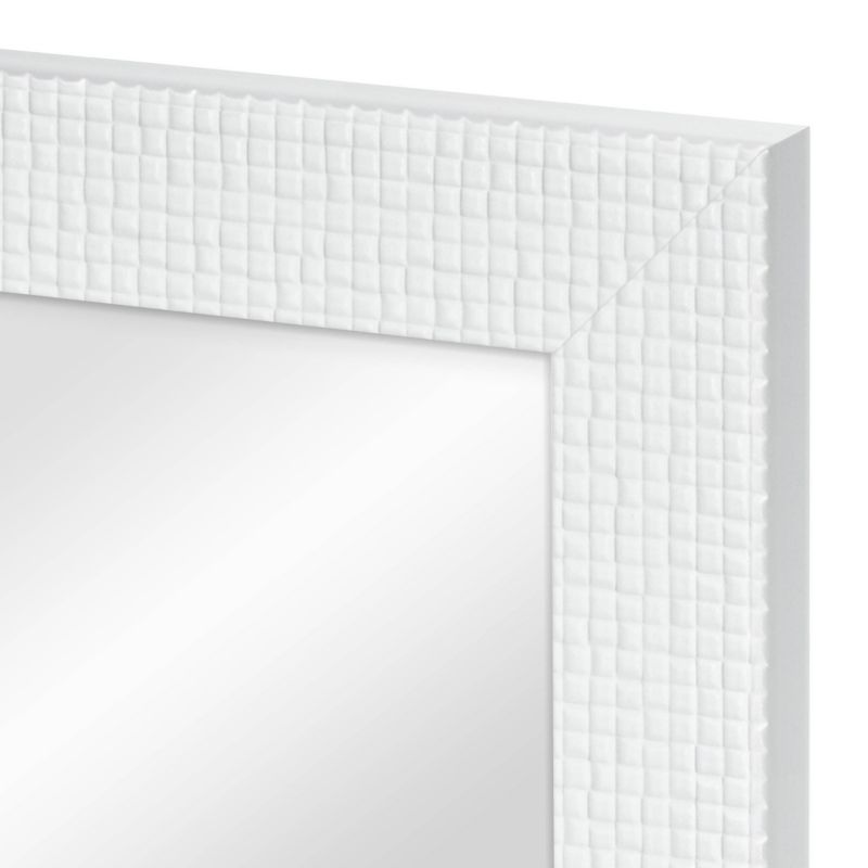 Knor Paulina spejl 46 x 146 cm i hvid ramme