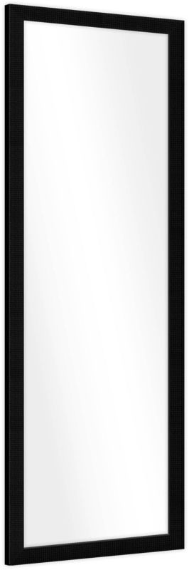 Knor Paulina spejl 46 x 146 cm i sort ramme