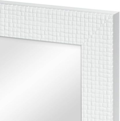 Knor Paulina spejl 50 x 70 cm med mat hvid ramme