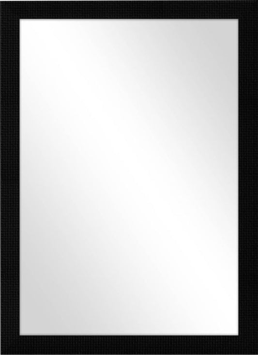 Knor Paulina spejl 50 x 70 cm i mat‑sort ramme