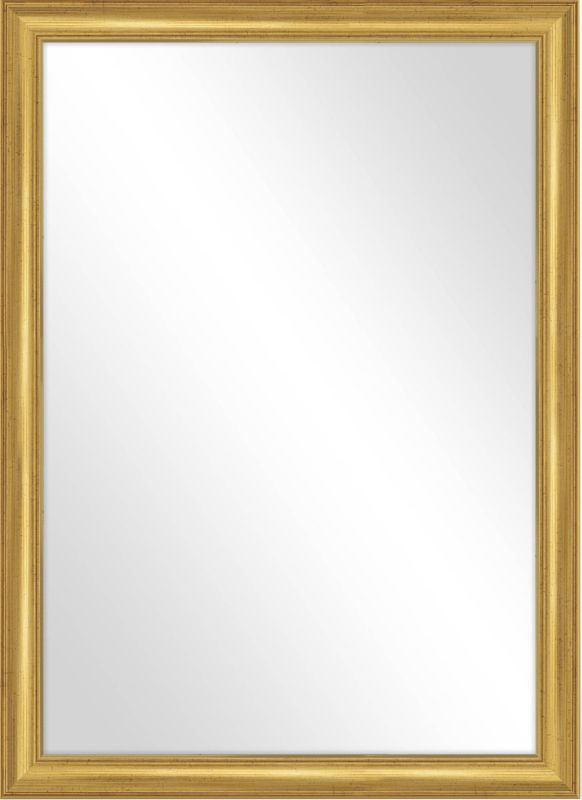 Knor Sylwia spejl 50 x 70 cm i ramme med antikguld finish