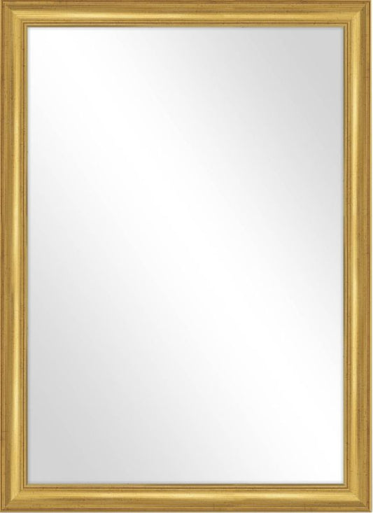 Knor Sylwia spejl 50 x 70 cm i ramme med antikguld finish