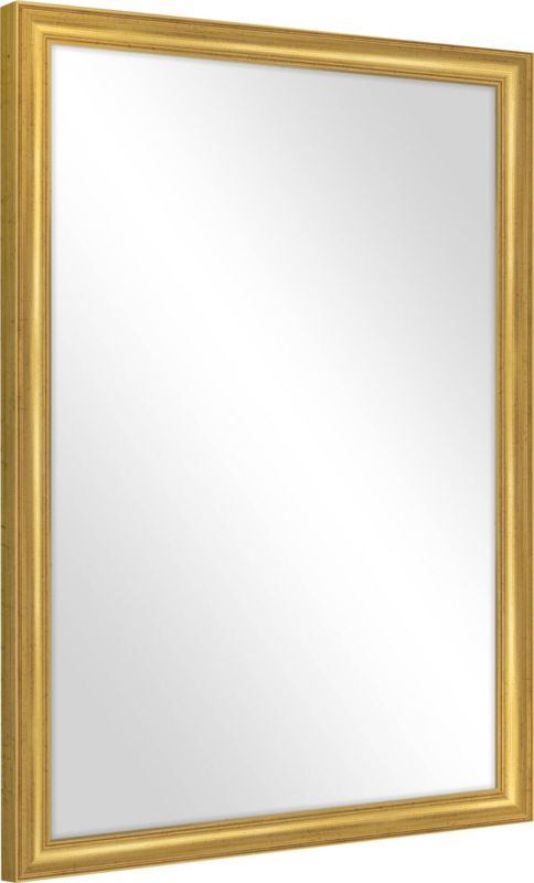 Knor Sylwia spejl 50 x 70 cm i ramme med antikguld finish