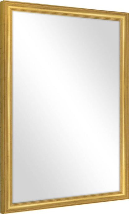 Knor Sylwia spejl 50 x 70 cm i ramme med antikguld finish