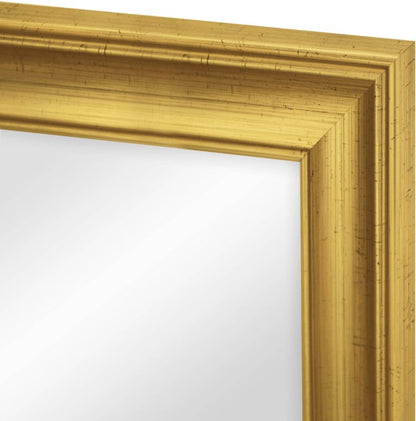 Knor Sylwia spejl 50 x 70 cm i ramme med antikguld finish