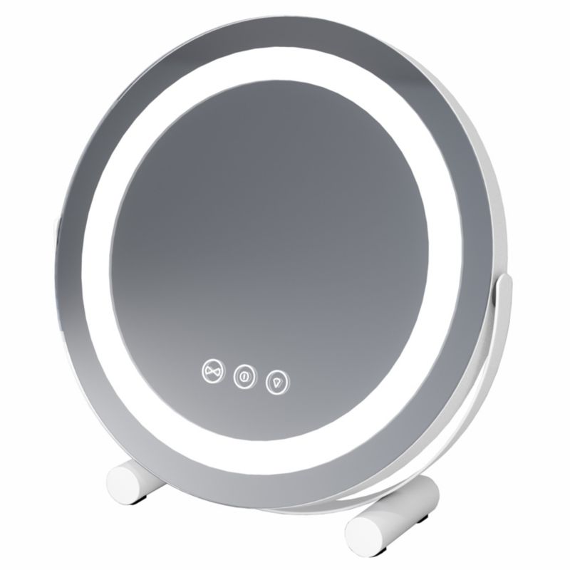 Kosmetisk Spejl 30 cm Hvidt Stål