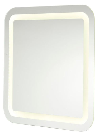 Kvadratisk spejl Cooke&Lewis Charlestown 60 x 60 cm med LED-belysning