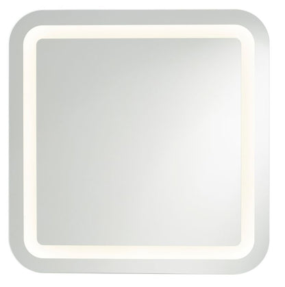 Kvadratisk spejl Cooke&Lewis Charlestown 60 x 60 cm med LED-belysning