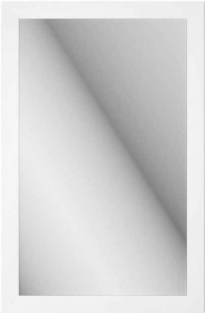 Lahti spejl 47 x 72 cm i hvid ramme