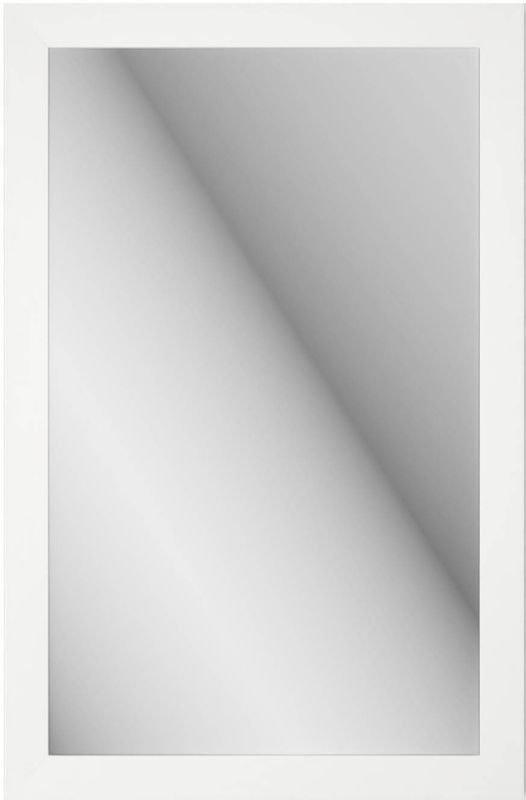 Spejl Lahti 47 x 72 cm Hvid