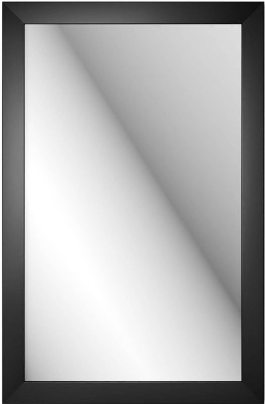 Lahti spejl 47 x 72 cm i sort ramme
