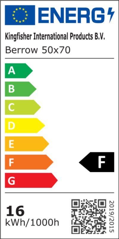 LED-spejl Cooke&Lewis Berrow 70 x 50 cm